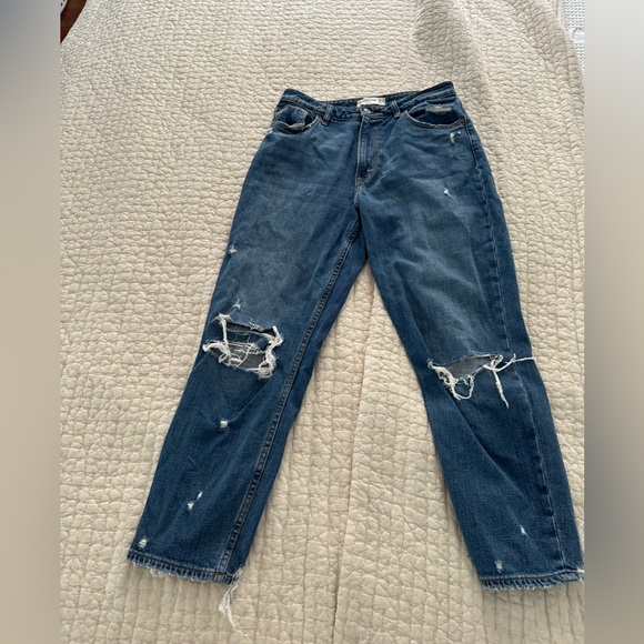 Abercrombie & Fitch Denim - The Mom High Rise Curve Love - Abercrombie Jeans Size 28 (6)